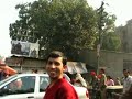 India, Punjab, Amritsar, Local traffic at train crossing