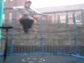backflips on trampoline