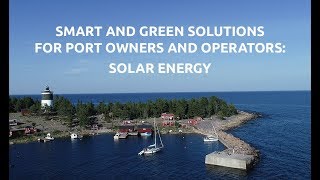 Green solutions for port owners: Solar energy