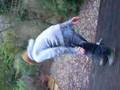 Funny deck skiing