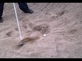 Amazing Driver Shot Out of Bunker