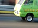 The Little Green Wagon @ Dragrace Drachten 2008 Big Wheelie