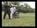 Bored townies shooting mannequin heads with guns
