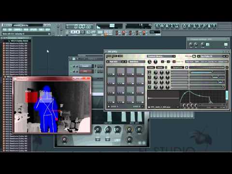 0 Kinect as a midi controller with FL Studio