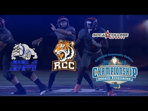 2019 CCCAA Football Championship: Riverside vs San Mateo - 12/14/19 thumbnail