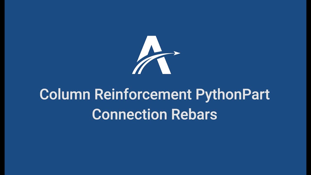 08. Connection Rebars | Column Reinforcement Python Part in ALLPLAN