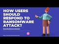 How Users Should React To Ransomware Attack?