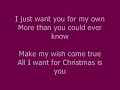 Mariah Carey – All I Want for Christmas Is You