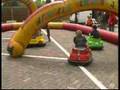Little girl destroyed autoracecircuit