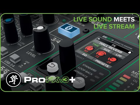 MACKIE 新製品 アナログミキサー WITH エンハンスドFX、USB-C MACKIE 新製品 アナログミキサー WITH エンハンスドFX、USB-C