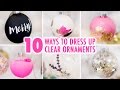Craft Ideas For Clear Glass Ball Ornaments