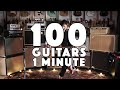 100 guitars 1 minute