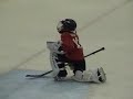 Luke in goal