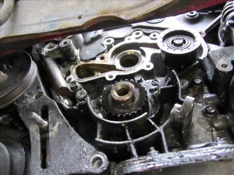 Ford Probe timing belt and water pump replacing