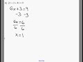 Solving Equations