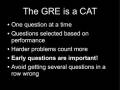 GRE in 8 minutes