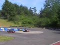 Orange Arrows Karting both karts on the track!