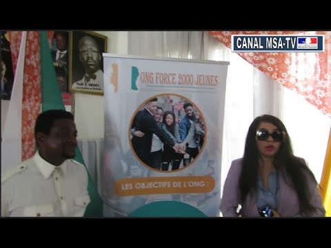 COTE D'IVOIRE: ONG FORCE 2000 JEUNES HOMMAGE AUX ACTIONS DU CHEF DE L' ETAT LE 6 JANVIER  2024 