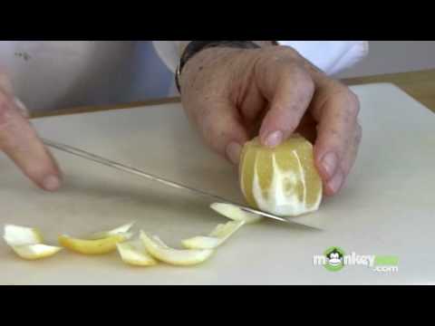 how to peel a lemon
