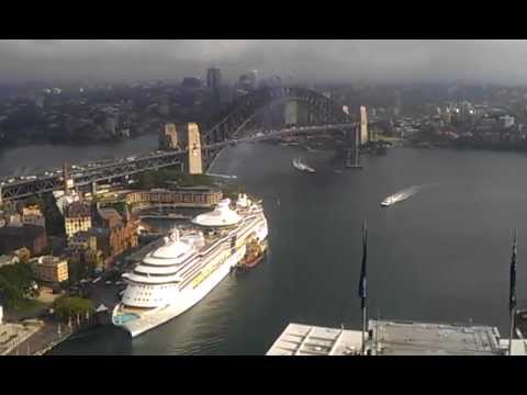 As usual on Wednesdays - Rhapsody of the Seas back in Sydney