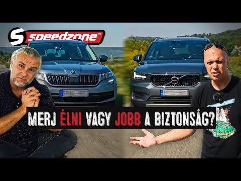 volvo xc40 vs skoda kodiaq merj lni vagy jobb a biztonsg speedzone hasznltteszt