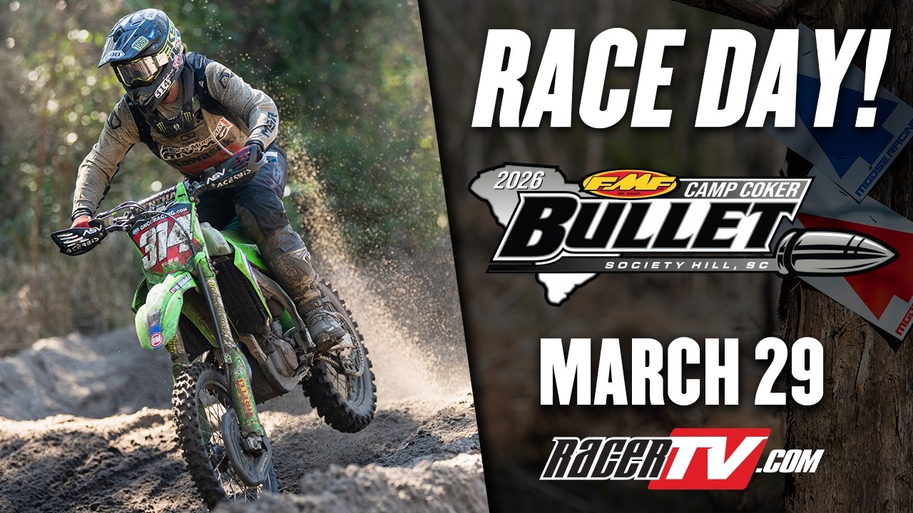 2026 GNCC Racing Live | FMF Camp Coker Bullet | Round 4 - Motorcycles