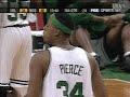Paul Pierce hits Tony Battie on the break 1/26/03