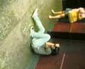 Kick in the head. Kick in the head.