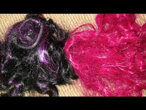 how to fix frizzy doll hair