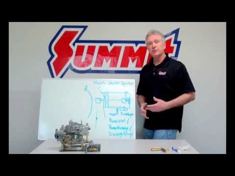 how to adjust a holley 2 barrel carburetor