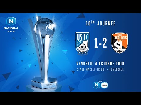 USL Dunkerque vs Stade Lavallois, National 2019/20...