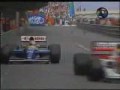 F1 Ayrton Senna vs Nigel Mansell Monaco 1992 Globo
