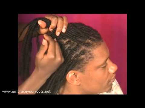 how to self braid dreads