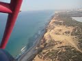 Flying over the sea in Netanya Flying over the sea in Netanya