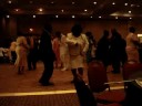 Cutting a rug...