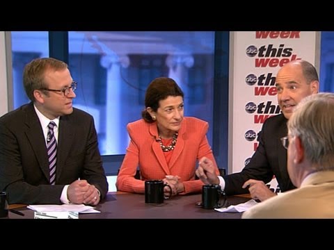 IRS - George Will, Olympia Snowe, Donna Brazile, Matthew Dowd, and Jonathan Karl.