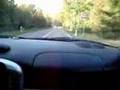 Porsche 996 Turbo (550ps) doing 200 on the Landstrasse