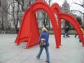 Alexander Calder exhibit at City Hall Park in March 2007