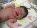 Arpita video 1 (first video of our baby - day 1)