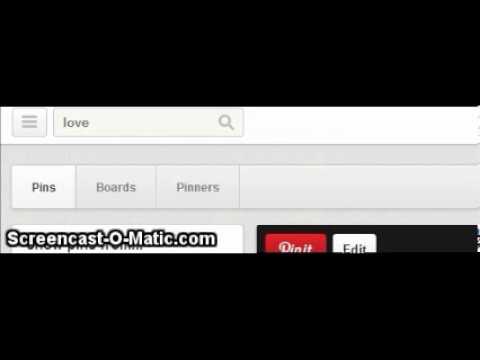 how to search pins on pinterest