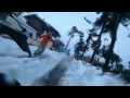 husaberg 125 & snow board in the...