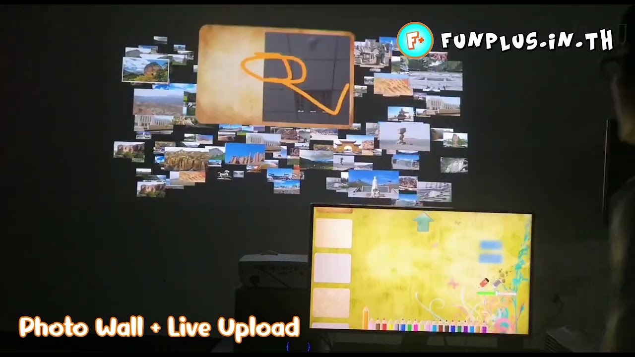 Interactive Photo Wall and Upload - by funplus.in.th