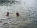 Crazy Scout leader jumps in frigid lake