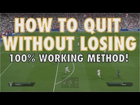 how to quit fifa 14 without losing