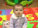 Connor on his playmat - 8 months old