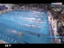 natation : trio de records mondiaux � angers - angers - alain bernard ,amaury leveaux et� coralie balmy battent les records du monde aux championnat de france de natation � angers. (pour obtenir les droits d?exploitation commerciale de cette vid�o, veuillez contacter contact@wizdeo.com)