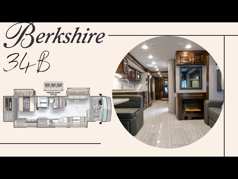 Thumbnail for Tour the 2023 Berkshire 34B Motorhome (Diesel) Video