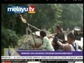 terbabas dalam gaung - pemandu dan kelindan lori bawa bahan kimia maut.