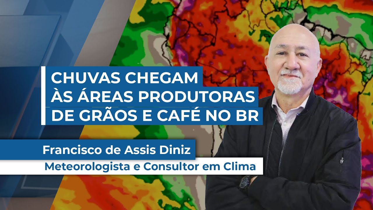 Chuvas finalmente chegam às regiões produtoras de grãos e devem se estender para região ...