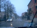 Nevicata Vittorio Veneto 24.11.2008 in macchina